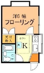 椿森ハイツの物件間取画像